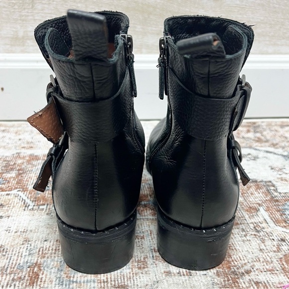 Gentle Souls Kenneth Cole Black Best Moto Ankle Bootie Boots Womens Size 7M - Picture 7 of 10